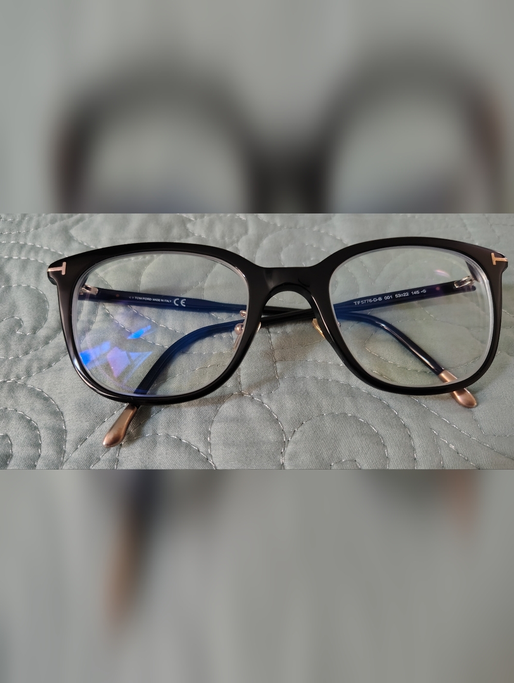 Tom Ford Shiny Black Eyeglass Frames